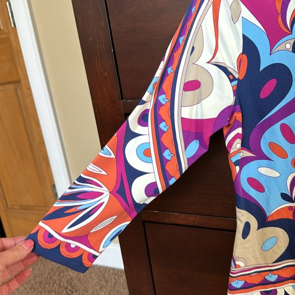 Boat neck nylon/spandex top - Picture 4 of 5